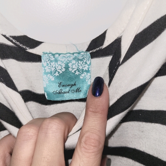 Enough About Me hi/low bathing suit cover - Picture 3 of 3